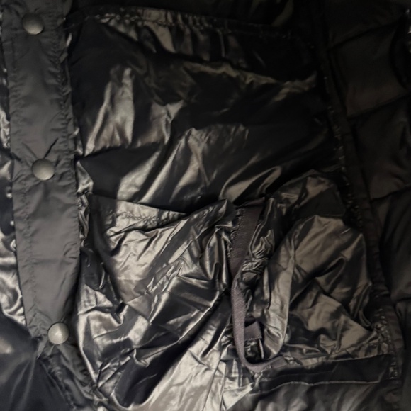 Muji down puffer layering travel vest minimalist lightweight black size large - Picture 6 of 8